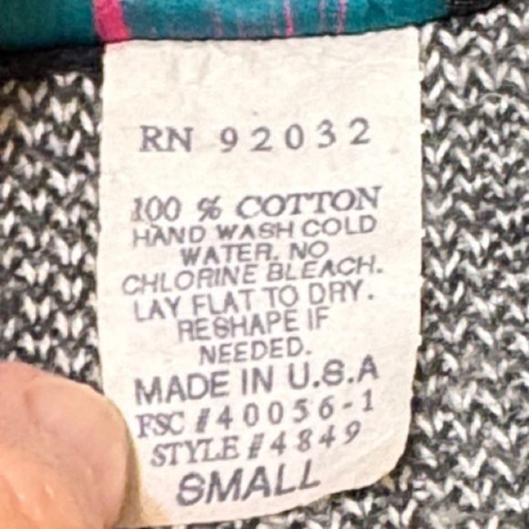 Vintage Made in US Diane Von Furstenberg Black/White Knit Cardigan Size Small - Picture 12 of 12